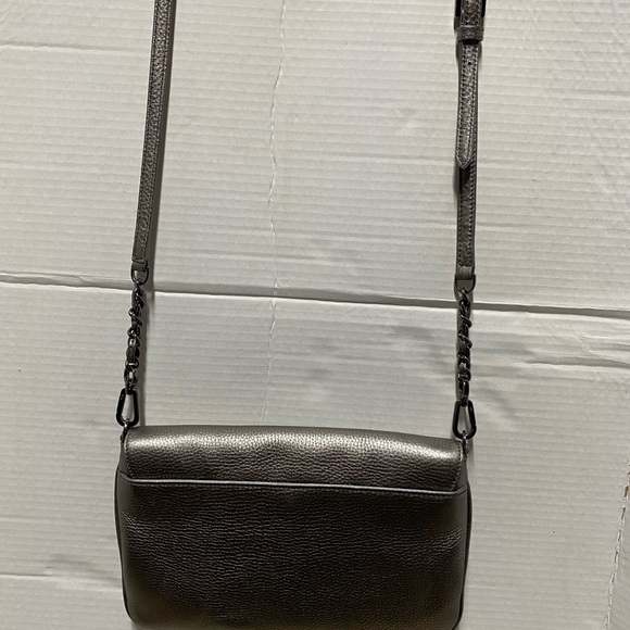 Tory Burch Silver Metallic Crossbody - Picture 8 of 12